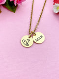 Gold Golf Necklace, Golf Gifts, Golf Team Gifts, D248A