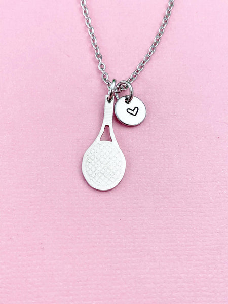 Tennis Racket Charms Necklace Christmas Gifts for Tennis Player, N45A