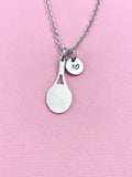 Tennis Racket Charms Necklace Christmas Gifts for Tennis Player, N45A