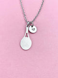 Tennis Racket Charms Necklace Christmas Gifts for Tennis Player, N45A