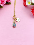 Pineapple Charm Gold Necklace Gift, N3234