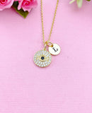 Evil Eye Charm Necklace,