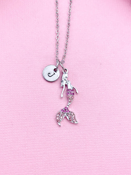 Mermaid Charm Silver Necklace, N3308