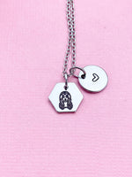 Virgo Maiden Charm Necklace, Silver Necklace, D521