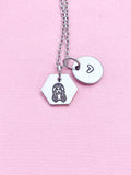 Virgo Maiden Charm Necklace, Silver Necklace, D521