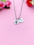 Scorpio Scorpion Charm Necklace, Silver Necklace, D522