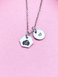 Cancer Crab Charm Necklace, Silver Necklace, D523