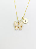 Gold Butterfly Necklace, N3334