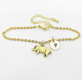 Pig Charm Bracelet, N1504A