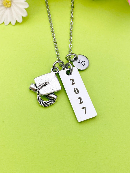 Graduation Cap Charm Necklace, Graduation Gifts, D525