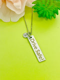 Drive Safe Charm Silver Necklace, D530