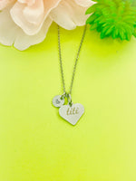 Titi Heart Charm Silver Tarnish Resistant Necklace, D533