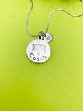 Soccer Coach Charm Silver Tarnish Resistant Necklace, D536