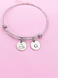 Golf Green Charm Silver Tarnish Resistant Bracelet, D539