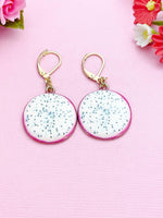 Dragon Fruit Slice Charm Earrings, N5292B