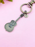 Bronze Guitar Charm Keychain, N5818