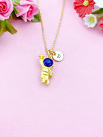 Astronaut Necklace, Gold Astronaut Reach Star Necklace, Personalized Gifts, N5185