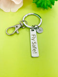 Fly Safe Charm Keychain, D528A