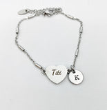 Titi Gifts, Silver Titi Bracelet, Titi Jewelry, Gold Titi in Option, D556