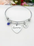 Gammy Bracelet, Stainless Steel Gammy Jewelry, Best Christmas Gammy Gifts, D552