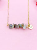 Labradorite Necklace, Gold Necklace, Natural Labradorite Gemstone Jewelry, N6101