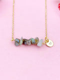 Labradorite Necklace, Gold Necklace, Natural Labradorite Gemstone Jewelry, N6101