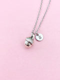 Acorn Necklace, Silver Acorn Charm Necklace, N3339
