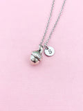 Acorn Necklace, Silver Acorn Charm Necklace, N3339