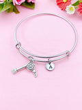 Hair Blow Dryer Charm Bracelet, Cosmetology Graduation Gifts, N6110