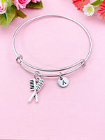 Comb Charm Bracelet, Beauty Gifts, Cosmetology Graduation Gifts, N6111