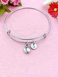 Peach Charm Silver Bracelet, N123E