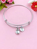 Peach Charm Silver Bracelet, N123E