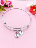Peach Charm Silver Bracelet, N123E