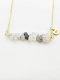 Rutilated Quartz Necklace, Gold Necklace, Natural Rutilated Quartz Gemstone Jewelry, N6134