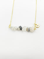 Rutilated Quartz Necklace, Gold Necklace, Natural Rutilated Quartz Gemstone Jewelry, N6134