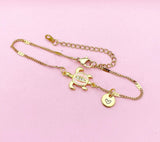 Sea Turtle Bracelet, Gold Natural, N6135