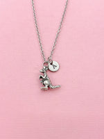 Silver Mother Kangaroo and Baby Charm Necklace,  N2000