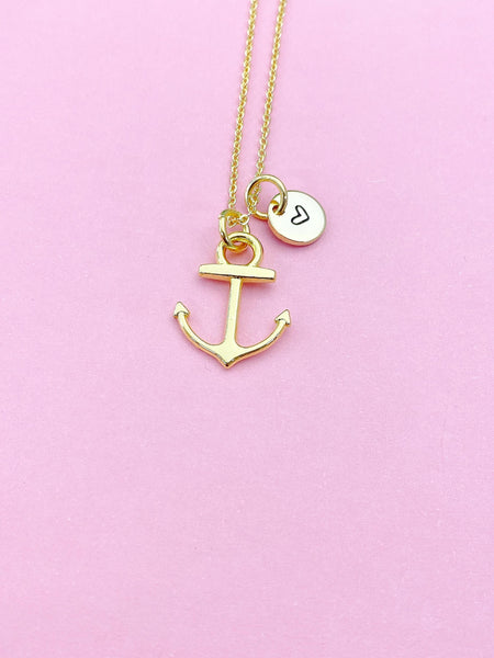 Anchor Charm Necklace, N866