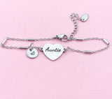 Auntie Bracelet, Aunt Jewelry, Aunt Gift, D473A