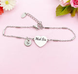 Mid Sis Bracelet, Heart, Big Sister Middle Sister Little Sister Bracelet, Sisters Jewelry, Sister Gift, D563