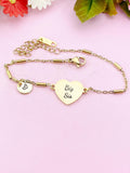 Big Sis Bracelet, Big Little Sis Sorority Gifts, Sisters Jewelry Gift, D566