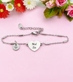 Mid Sis Bracelet, Heart, Big Sister Middle Sister Little Sister Bracelet, Sisters Jewelry, Sister Gift, D567