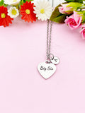 Big Sis Necklace, Big Little Sister, Sisters Jewelry, Sister Gift, D570