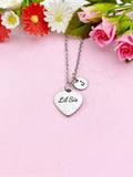 Lil Sis Necklace, Little Sister, Big Little Sis Sorority Gifts, Sisters Jewelry Gift, D572