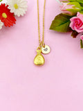Money Bag Charm Gold Necklace, N6168