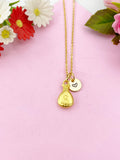 Money Bag Charm Gold Necklace, N6168