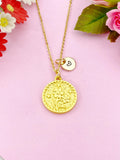 Flower Charm Gold Necklace, N6169