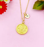 Flower Charm Gold Necklace, N6169