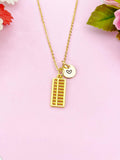 Abacus  Charm Gold Necklace, N6171