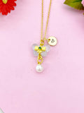 Butterfly Charm Gold Necklace, N6175